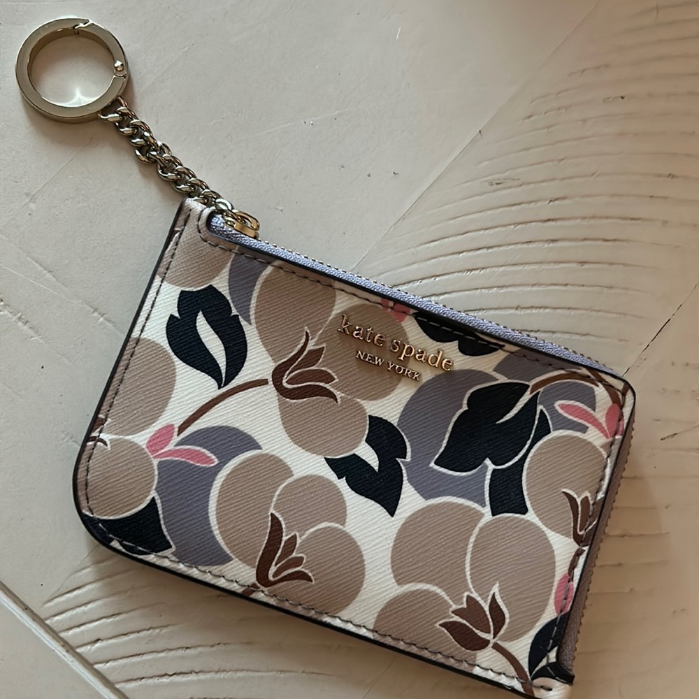 NWOT Kate Spade Floral Coin Purse